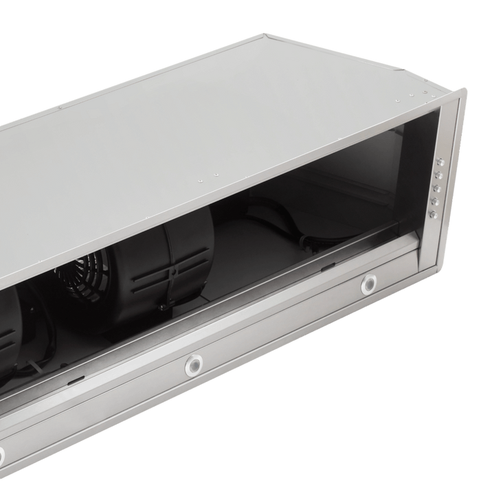 Forno Frassanito 36-Inch Recessed Range Hood, 450 CFM, Stainless Steel Baffle Filters, LED Lighting