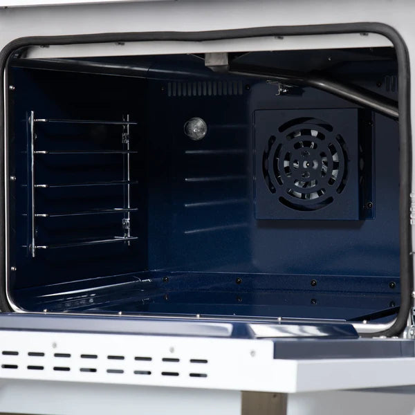 Forno Massimo 30-Inch Freestanding Gas Range, 4 Burners, True Convection Oven