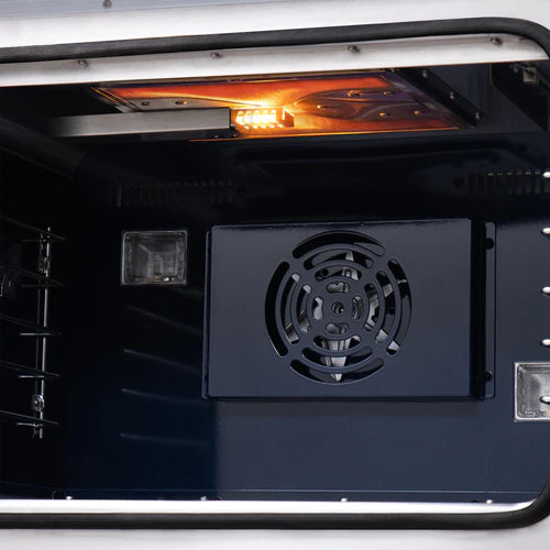 Forno Capriasca 36-Inch Freestanding French Door Gas Range, 6 Burners, Convection Oven, Energy Efficient