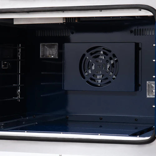 Forno Capriasca 48-Inch Freestanding French Door Gas Range, 8 Burners, Convection Oven, Energy Efficient