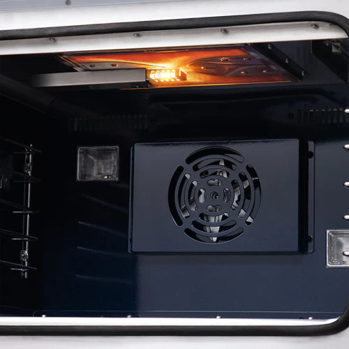 Forno Capriasca 48-Inch Freestanding French Door Gas Range, 8 Burners, Convection Oven, Energy Efficient