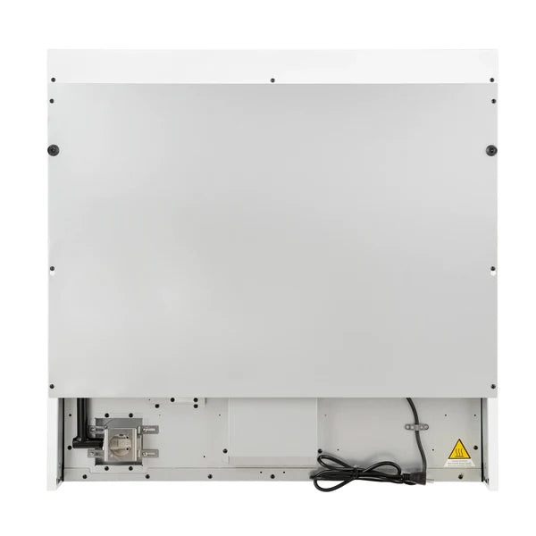 Forno Antico 36-inch Dual Fuel Range White and Antique Brass Design with 6 Sealed Gas Burners and Electric Convection Oven