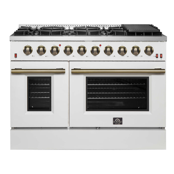 Galiano - 48" Freestanding Gas Range with Blue Door