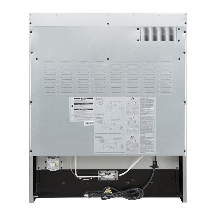 Marco 30-inch Gas Range Stainless Steel, 4 Burners 37,000 BTU, 4.32 cu.ft. Convection Oven