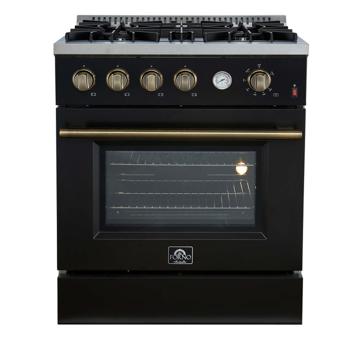 Marco 30-inch Gas Range Stainless Steel, 4 Burners 37,000 BTU, 4.32 cu.ft. Convection Oven