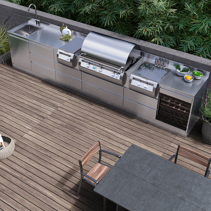 Elite Kitchen Direct Luxury Outdoor Kitchen Island