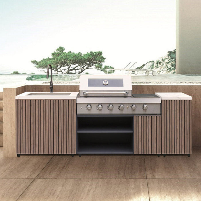 Elite Kitchen Direct BBQ Island Outdoor Kitchen Storage Set