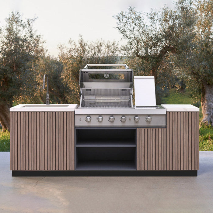 Elite Kitchen Direct BBQ Island Outdoor Kitchen Storage Set