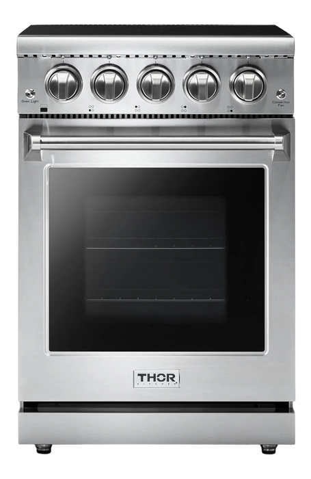 Thor Kitchen 24-Inch 3.73 cu. ft. Oven Electric Range in Stainless Steel (HRE2401)