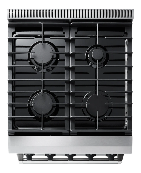Thor Kitchen 24-Inch 3.7 cu. ft. Oven Gas Range in Stainless Steel (LRG2401U)