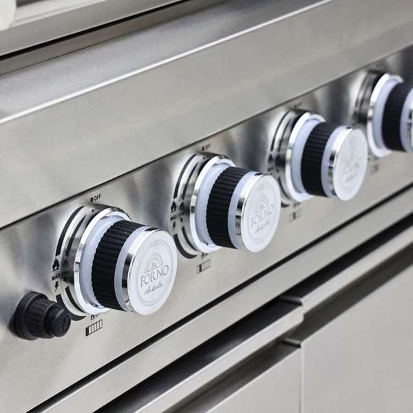 Bulnes Outdoor Kitchen 40" 84,000 BTU Stainless Steel BBQ with Black Granite Countertops