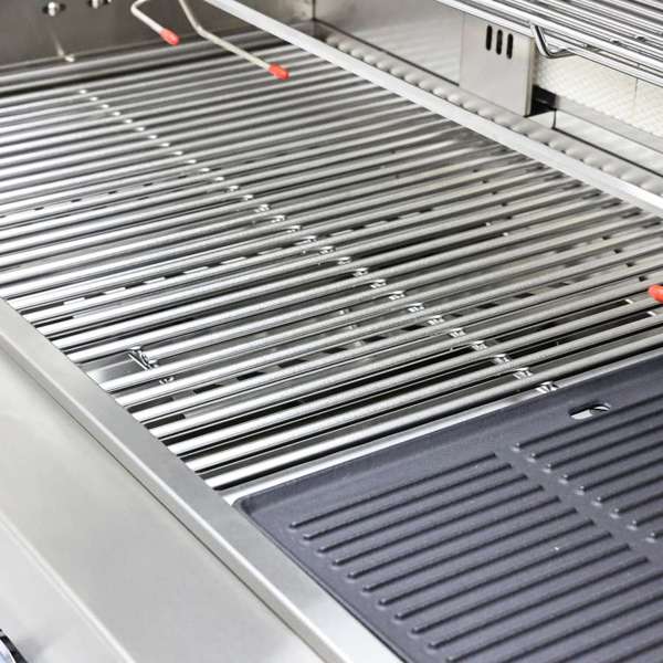 Bulnes Outdoor Kitchen 40" 84,000 BTU Stainless Steel BBQ & White Sintered Stone Countertops