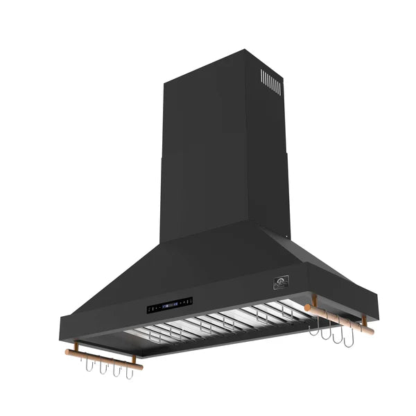 Forno Venezia 30 Inch Wall-Mounted Range Hood with Touch Controls and Baffle Filters