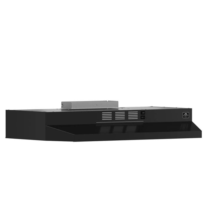 Forno Cappa 30-Inch Under Cabinet Range Hood, Stainless Steel, 200 CFM, Convertible, LED Lighting