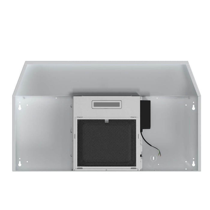 Forno Cappa 30-Inch Under Cabinet Range Hood, Stainless Steel, 200 CFM, Convertible, LED Lighting
