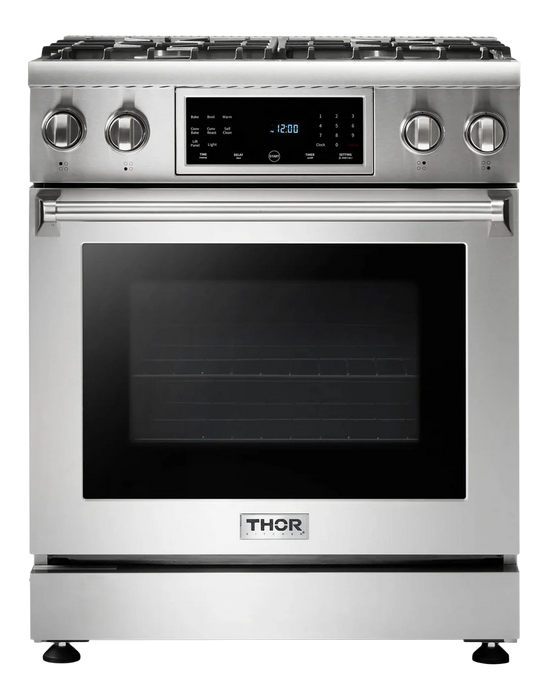 Thor Kitchen 30 Inch Tilt Panel Professional Gas Range – TRG3001