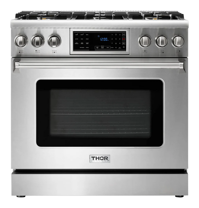 Thor Kitchen 36 Inch Tilt Panel Professional Gas Range – TRG3601