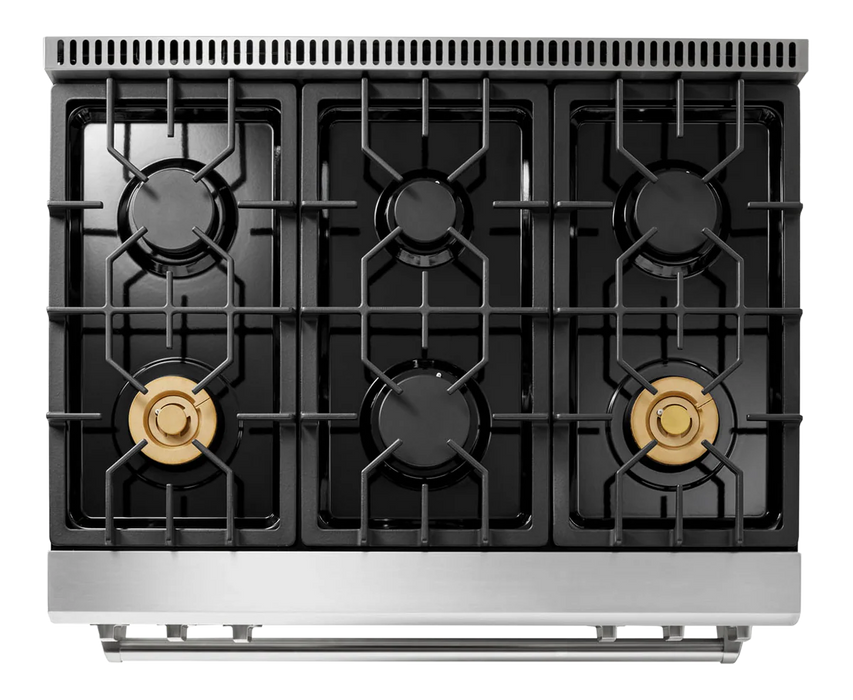 Thor Kitchen 36 Inch Tilt Panel Professional Gas Range – TRG3601