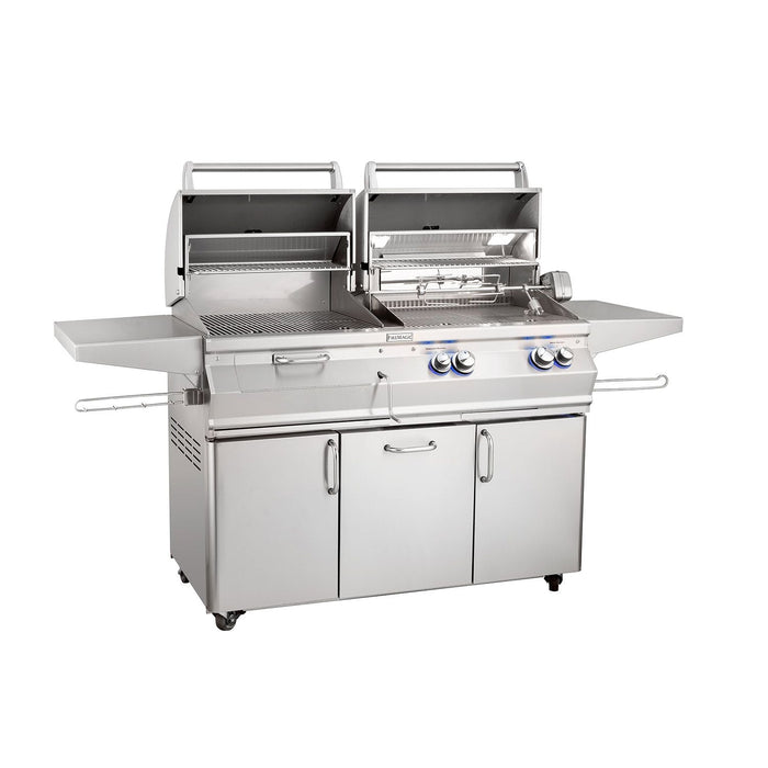 Fire Magic A830s Aurora 46-Inch Gas & Charcoal Combo Grill on Cart