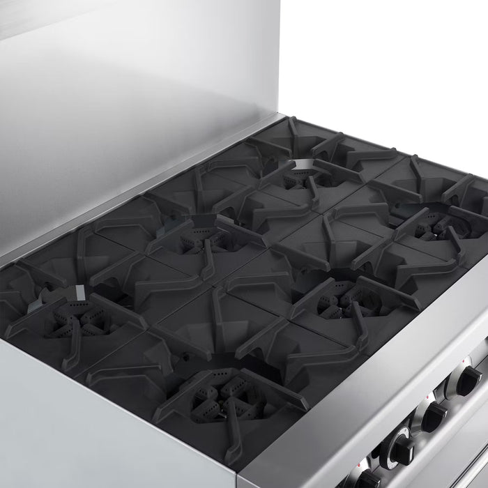 Forno Commerciale 36 Inch Gas Range with 6 Burners