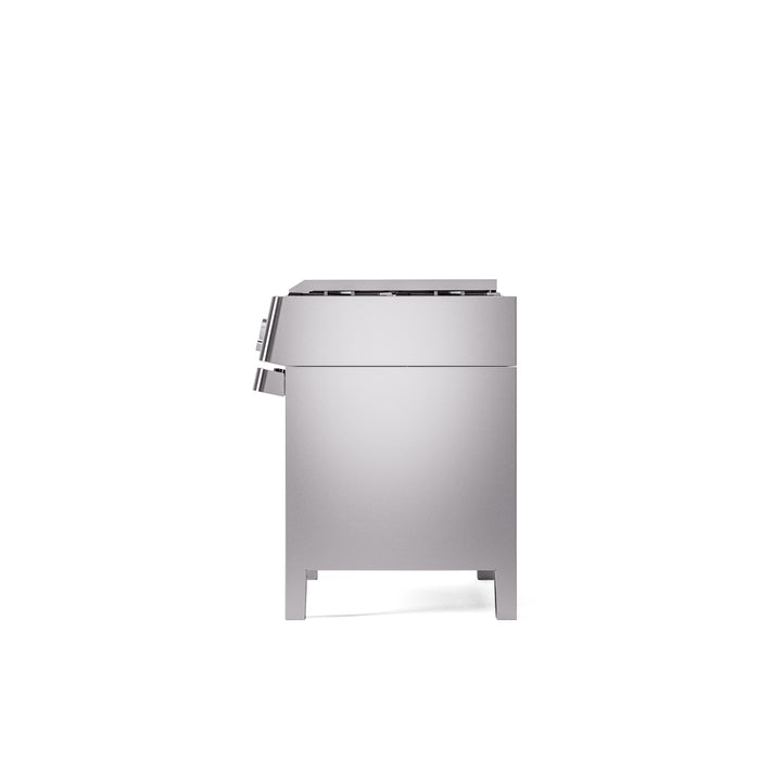 ILVE 36" Panoramagic Freestanding Single Oven Dual Fuel Range with 5 Sealed Burners and Griddle - UPM09FDS3