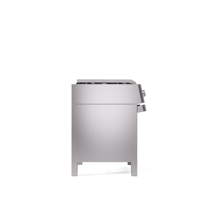 ILVE 36" Panoramagic Freestanding Single Oven Dual Fuel Range with 5 Sealed Burners and Griddle - UPM09FDS3