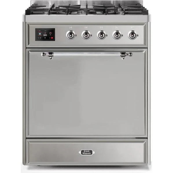 ILVE - Majestic II Series - 30 Inch Dual Fuel Freestanding Range Gas/Propane (UM30DQNE3)