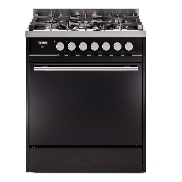 LVE Professional Plus II 30″ Dual Fuel Range with Solid Door - UP30QMP