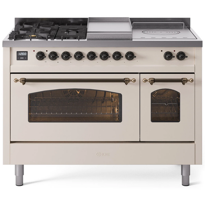 ILVE 60" Nostalgie II Double Oven Dual Fuel Range