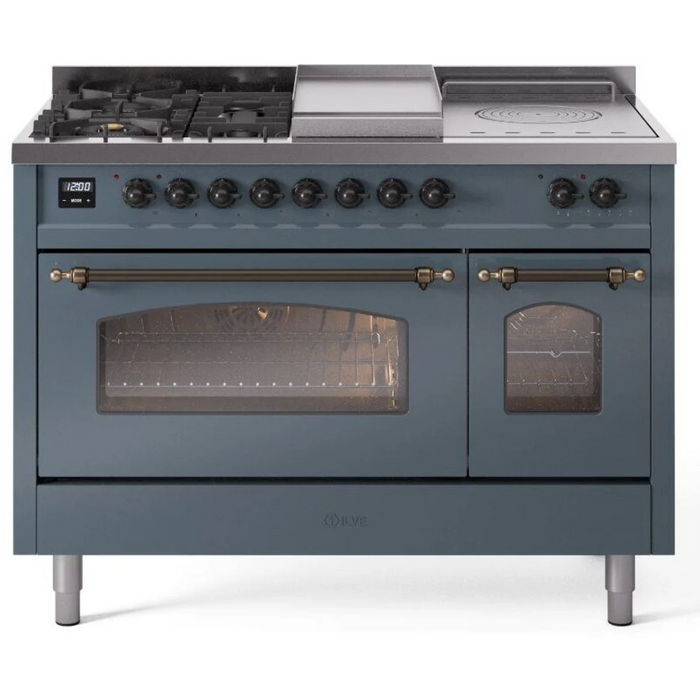 ILVE 60" Nostalgie II Double Oven Dual Fuel Range