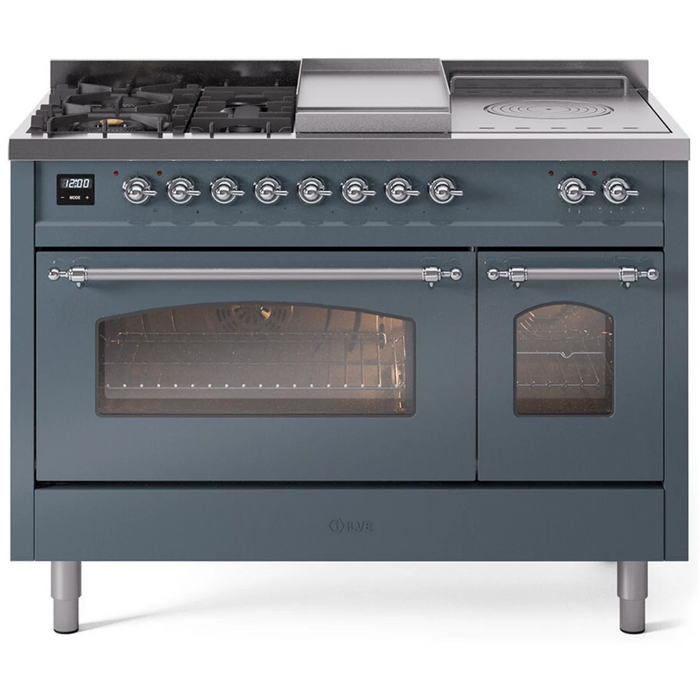 ILVE 60" Nostalgie II Double Oven Dual Fuel Range