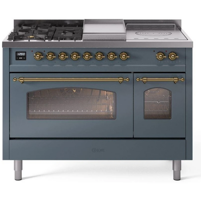 ILVE 60" Nostalgie II Double Oven Dual Fuel Range