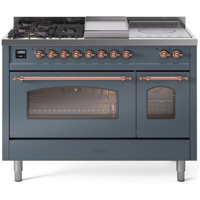 ILVE 60" Nostalgie II Double Oven Dual Fuel Range