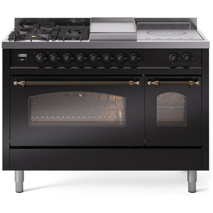 ILVE 60" Nostalgie II Double Oven Dual Fuel Range