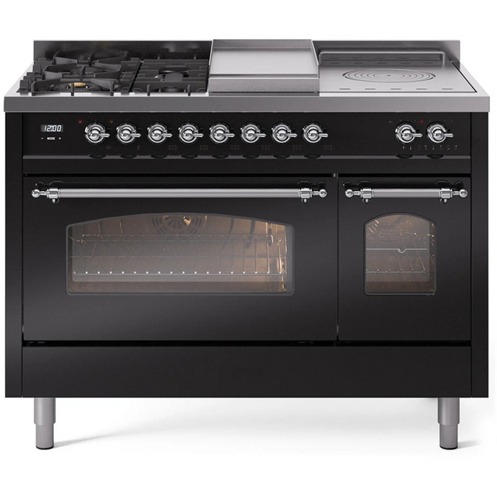 ILVE 60" Nostalgie II Double Oven Dual Fuel Range