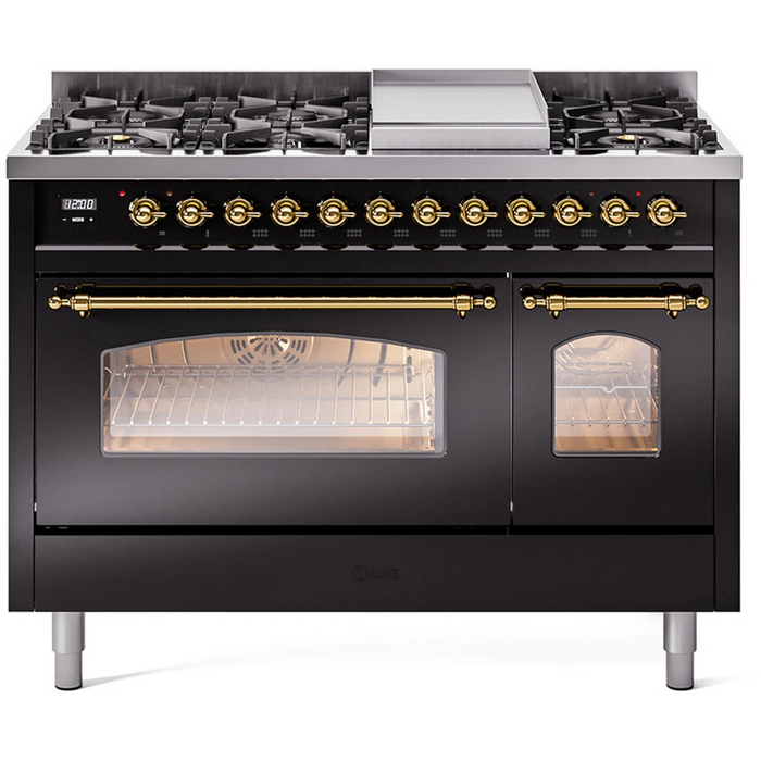 ILVE 60" Nostalgie II Double Oven Dual Fuel Range