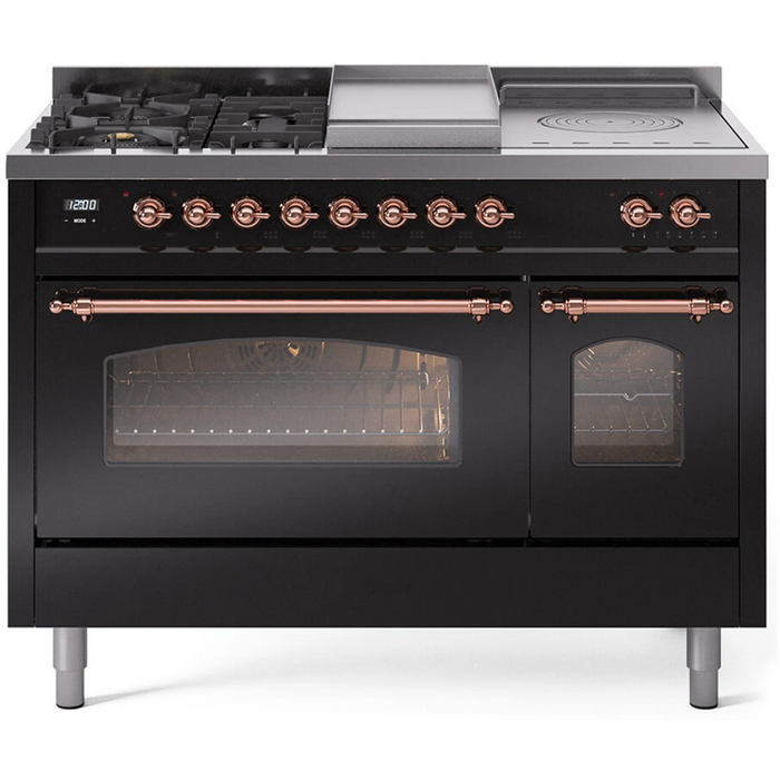 ILVE 60" Nostalgie II Double Oven Dual Fuel Range