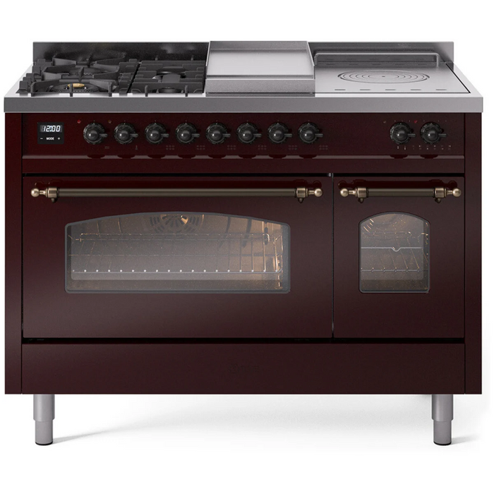 ILVE 60" Nostalgie II Double Oven Dual Fuel Range
