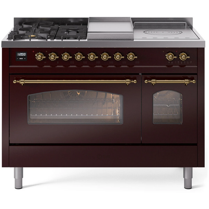 ILVE 60" Nostalgie II Double Oven Dual Fuel Range