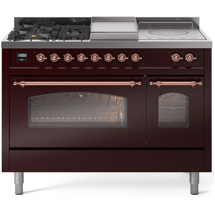 ILVE 60" Nostalgie II Double Oven Dual Fuel Range