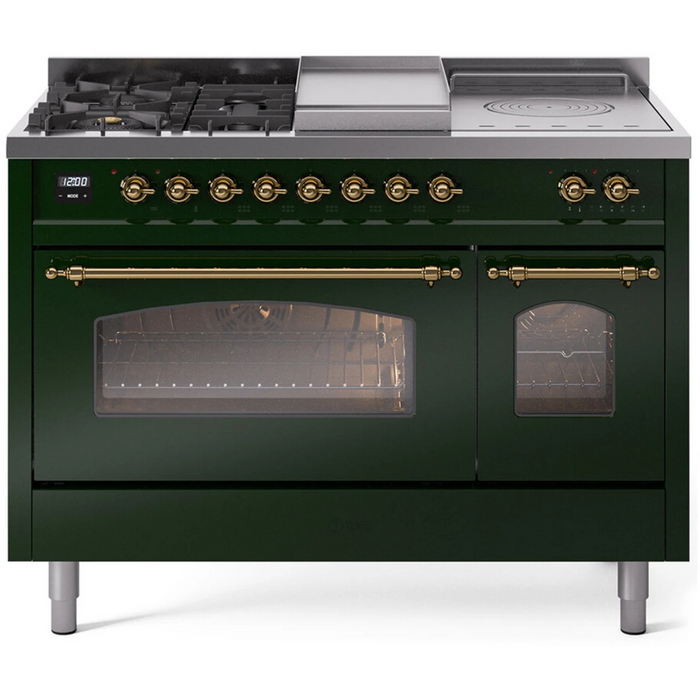 ILVE 60" Nostalgie II Double Oven Dual Fuel Range