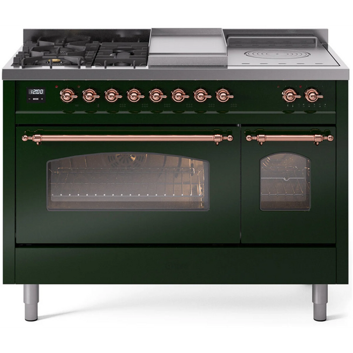 ILVE 60" Nostalgie II Double Oven Dual Fuel Range