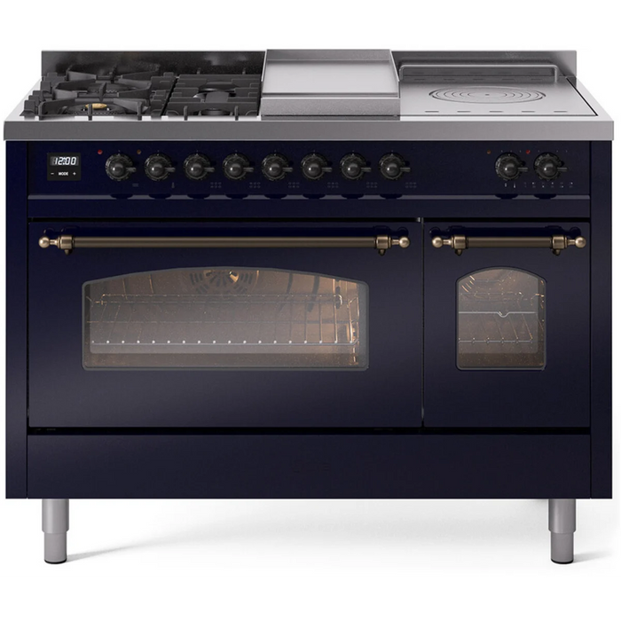 ILVE 60" Nostalgie II Double Oven Dual Fuel Range