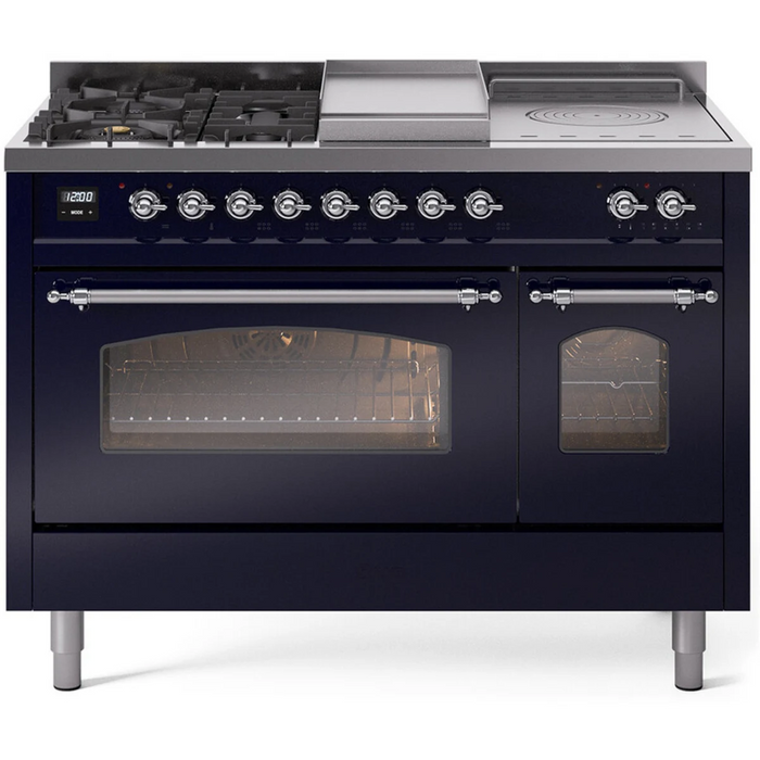 ILVE 60" Nostalgie II Double Oven Dual Fuel Range