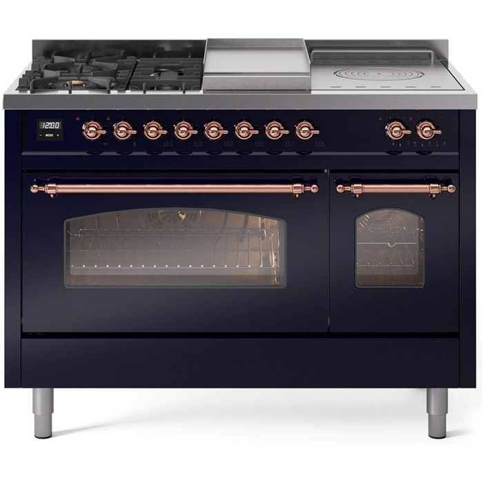 ILVE 60" Nostalgie II Double Oven Dual Fuel Range