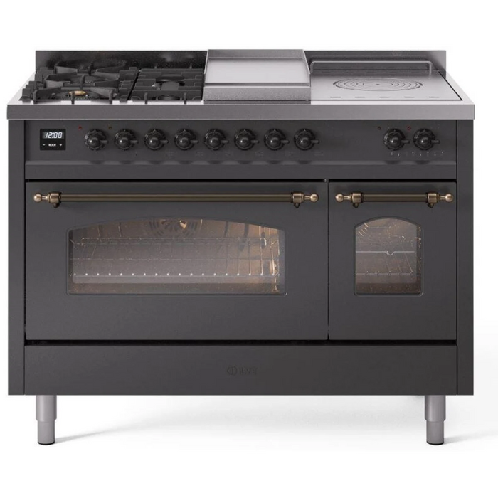 ILVE 60" Nostalgie II Double Oven Dual Fuel Range