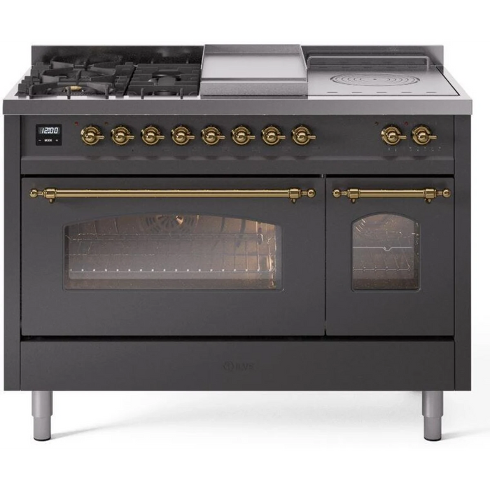 ILVE 60" Nostalgie II Double Oven Dual Fuel Range