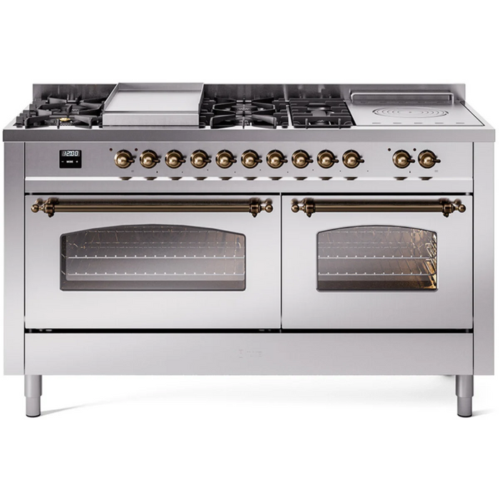 ILVE 60" Nostalgie II Double Oven Dual Fuel Range