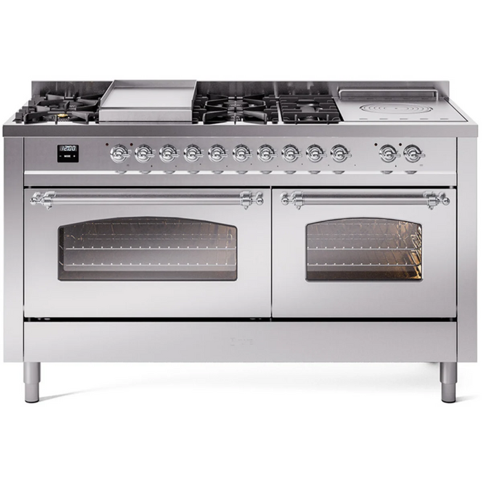 ILVE 60" Nostalgie II Double Oven Dual Fuel Range