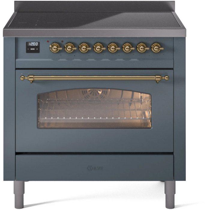 ILVE 36" Nostalgie II Series Freestanding Single Oven Dual Fuel Range
